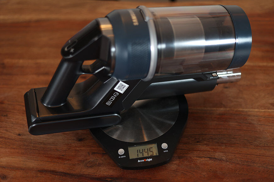 Samsung Bespoke Jet im Test: Auf der Waage